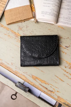 Minuit sur Terre Portfolios<Allegro Croco Noir