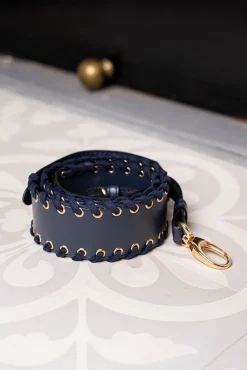 Minuit sur Terre Straps For Bags<Anse Laçage Bleu Minuit