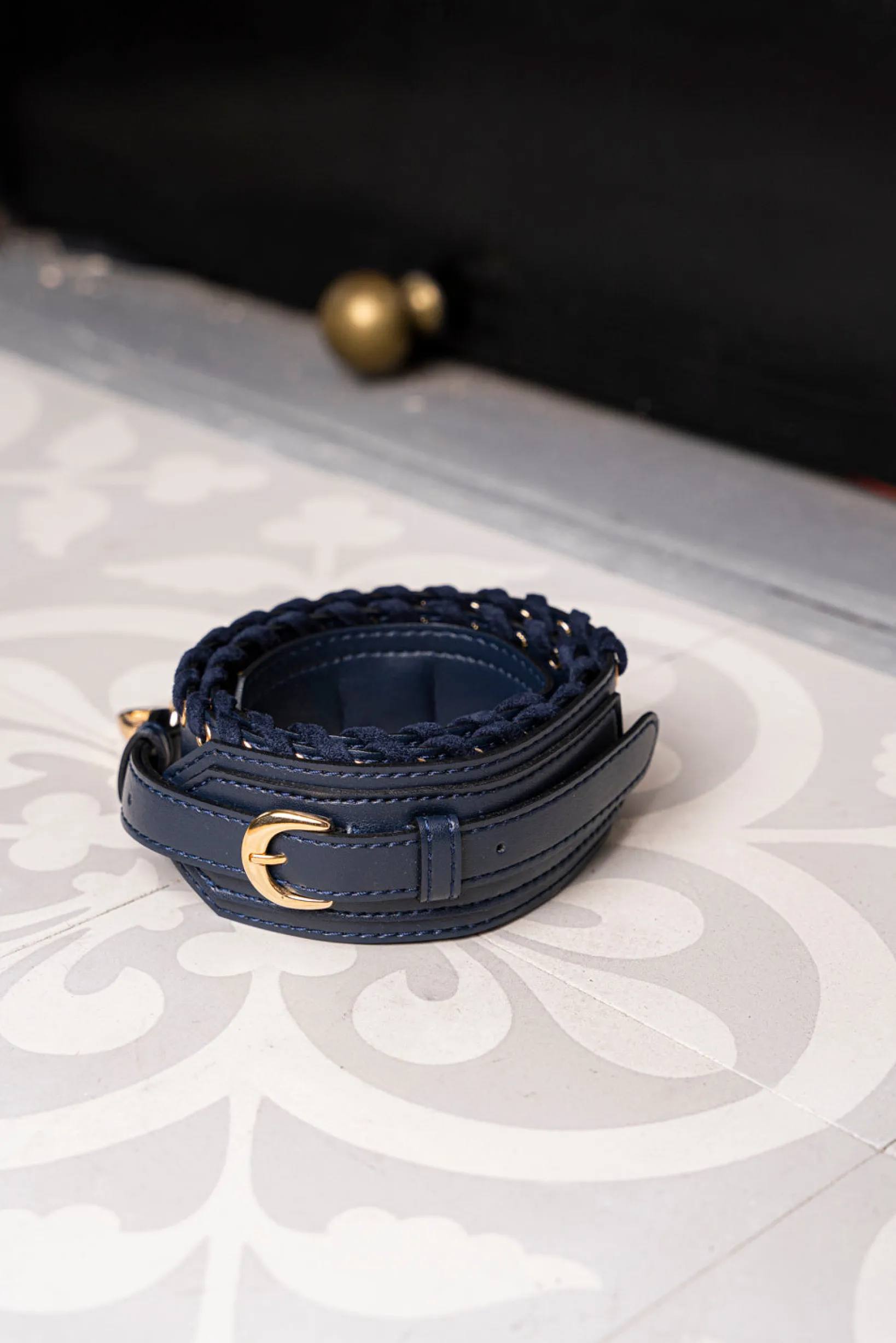 Minuit sur Terre Straps For Bags<Anse Laçage Bleu Minuit