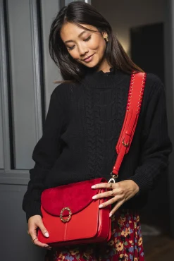Minuit sur Terre Straps For Bags<Anse Laçage Rouge Baiser