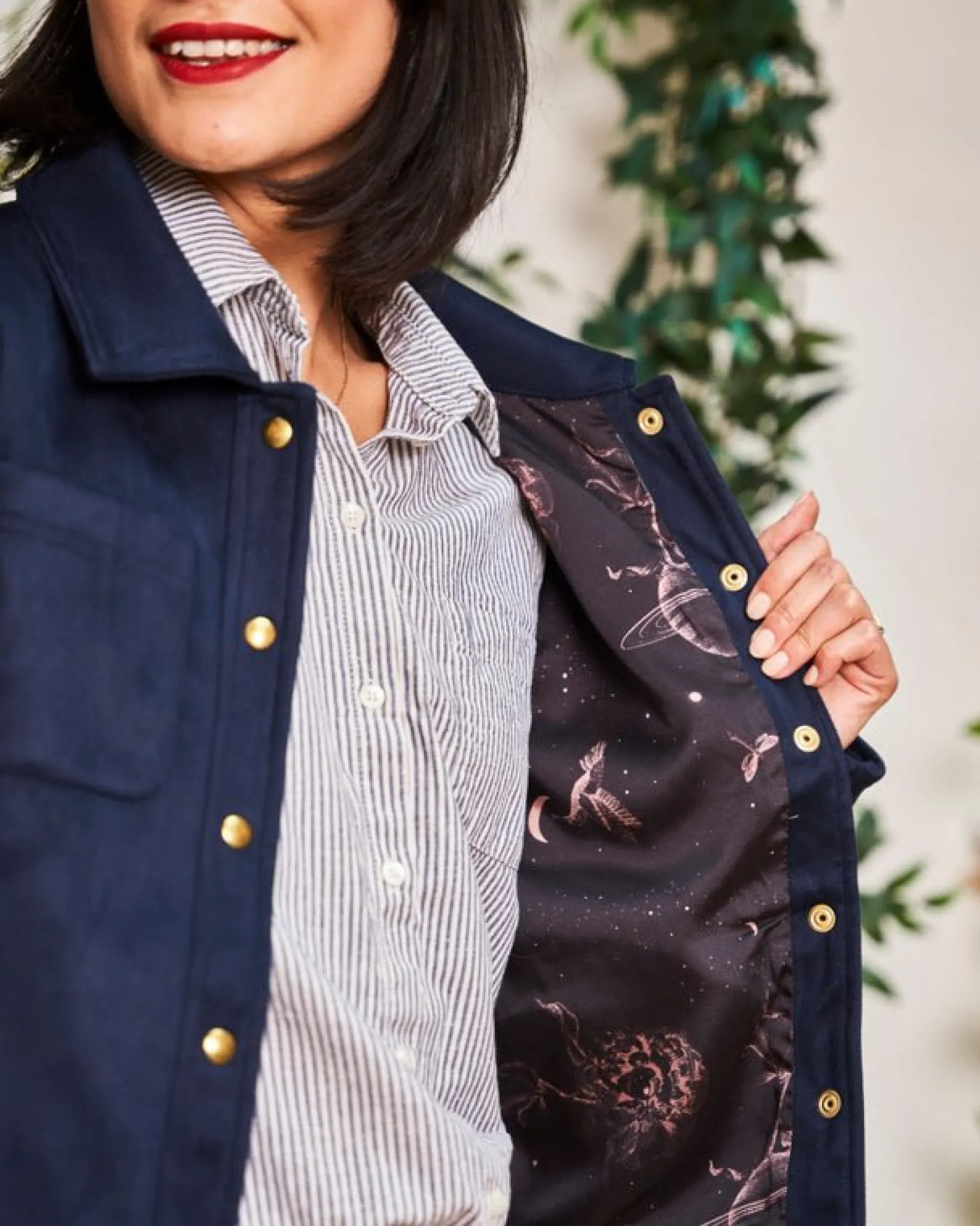 Minuit sur Terre Jackets & Coats<Camille Bleu Minuit