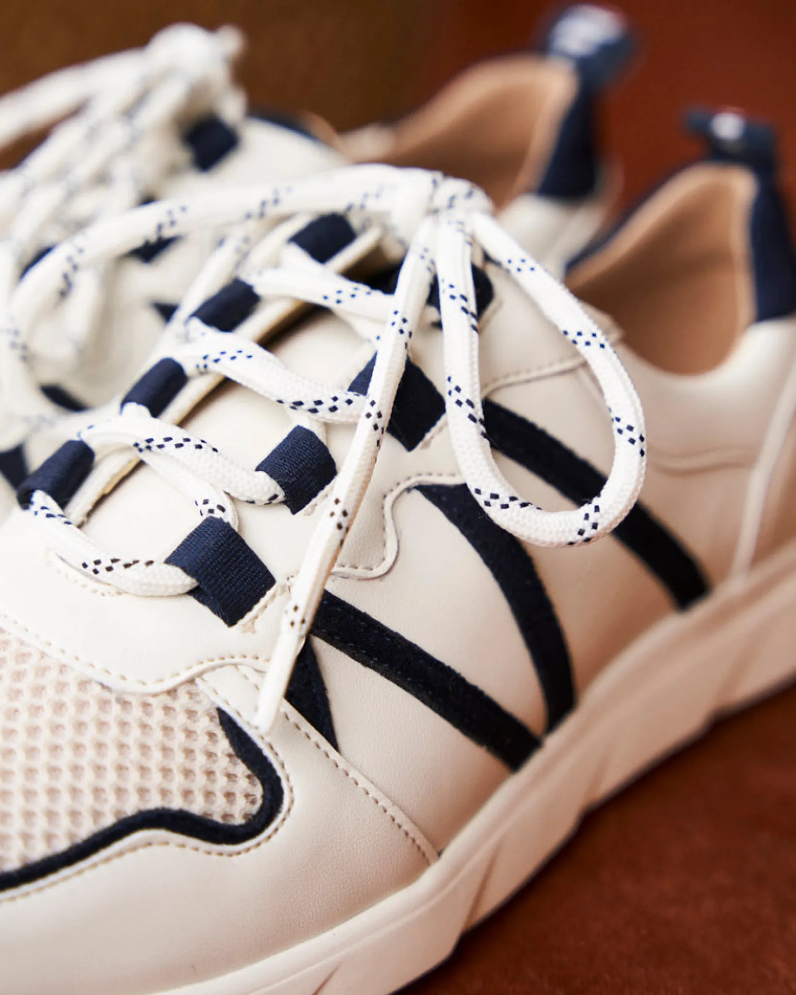 Minuit sur Terre Shoes<Chamois Bleu Minuit