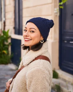 Minuit sur Terre Scarves & Hats<Flocon Bleu Minuit