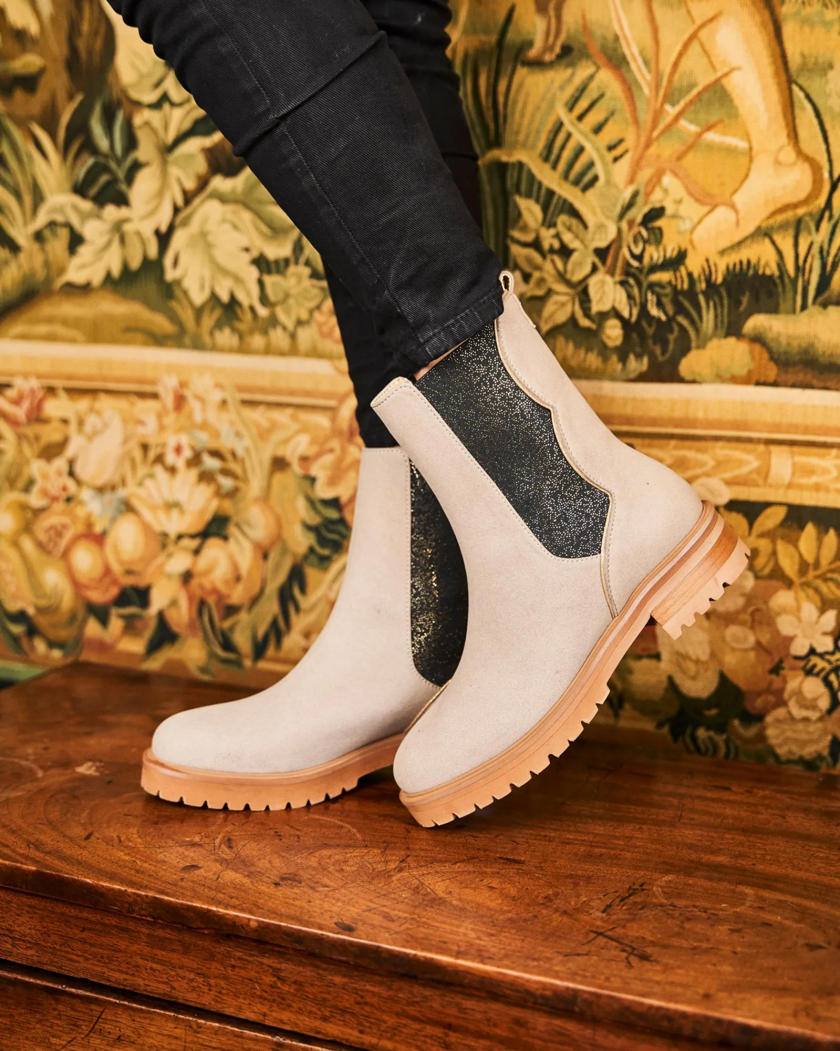 Minuit sur Terre Low Boots<Fugace Taupe