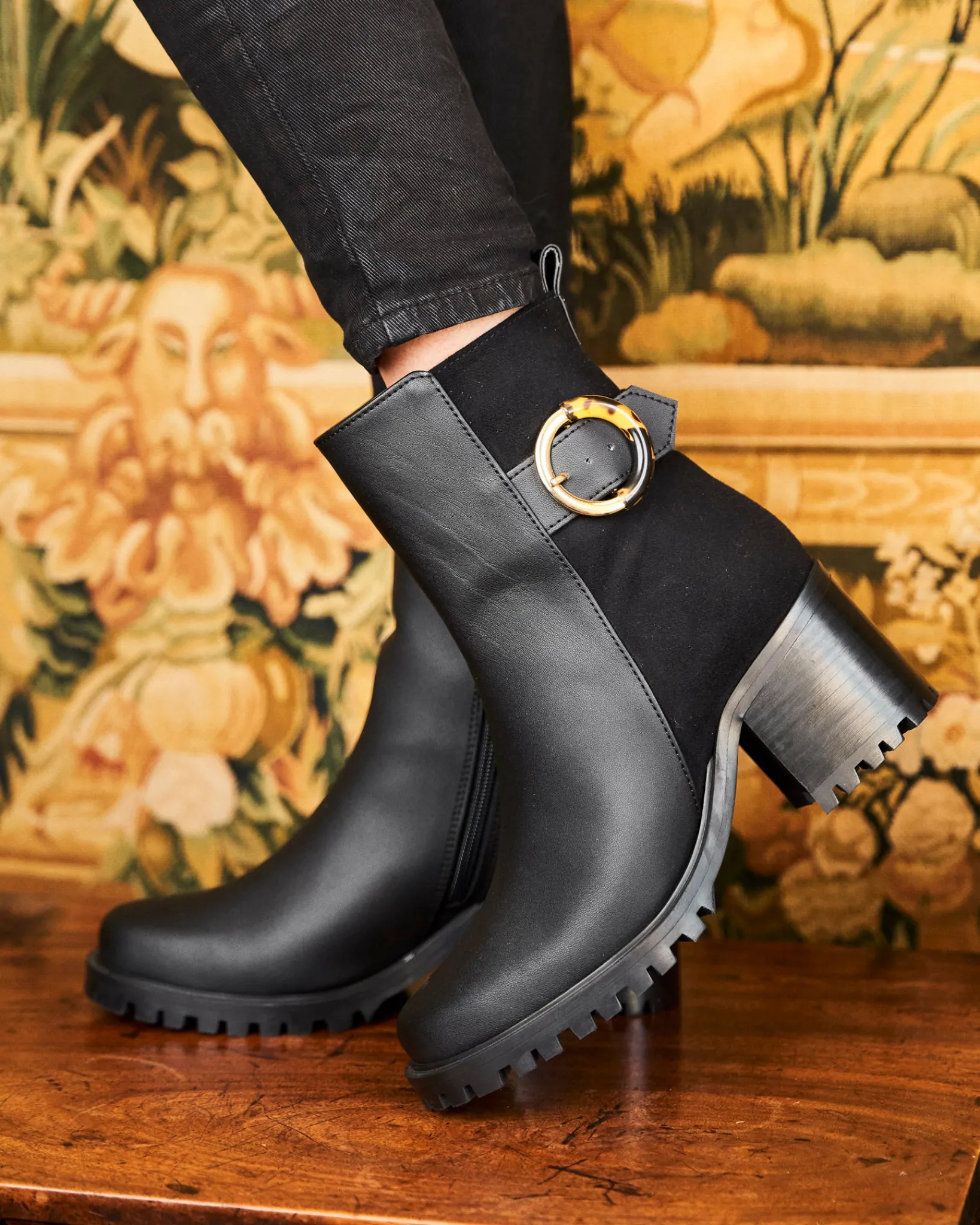 Minuit sur Terre Heeled Boots<Hercule Noir