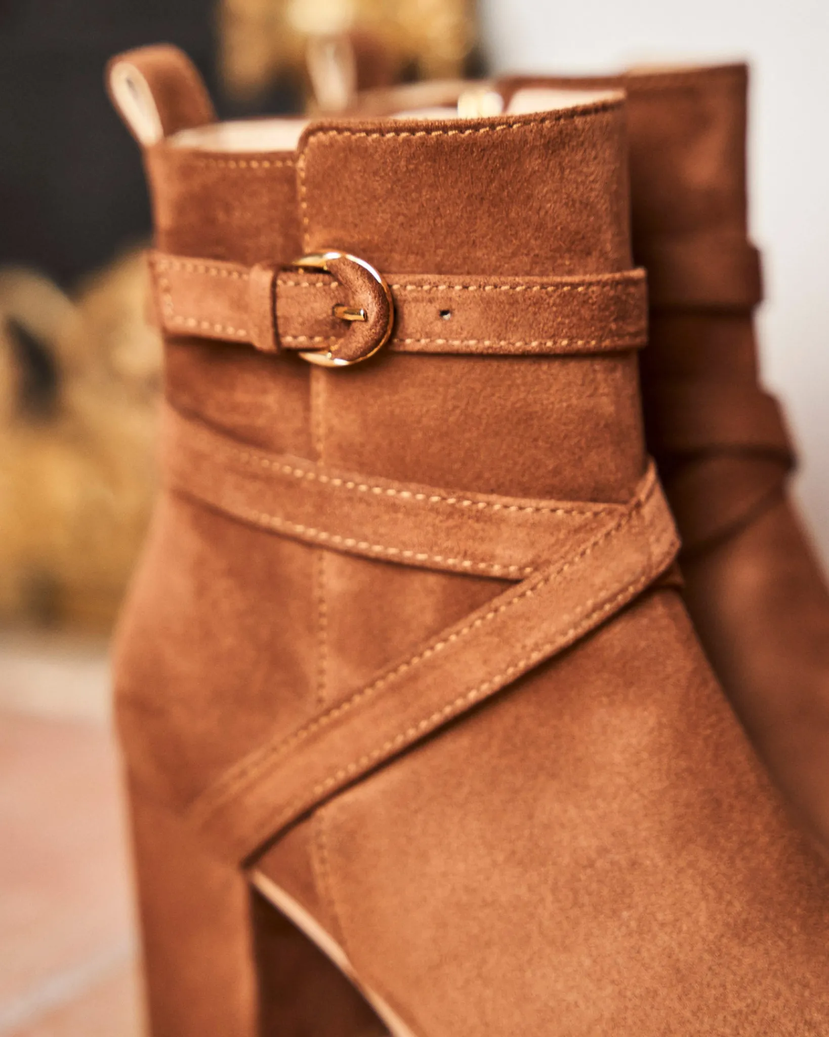 Minuit sur Terre Heeled Boots<Intrigue Noisette
