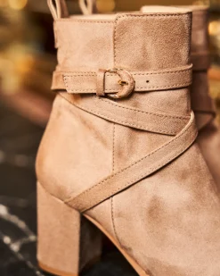 Minuit sur Terre Heeled Boots<Intrigue Sable