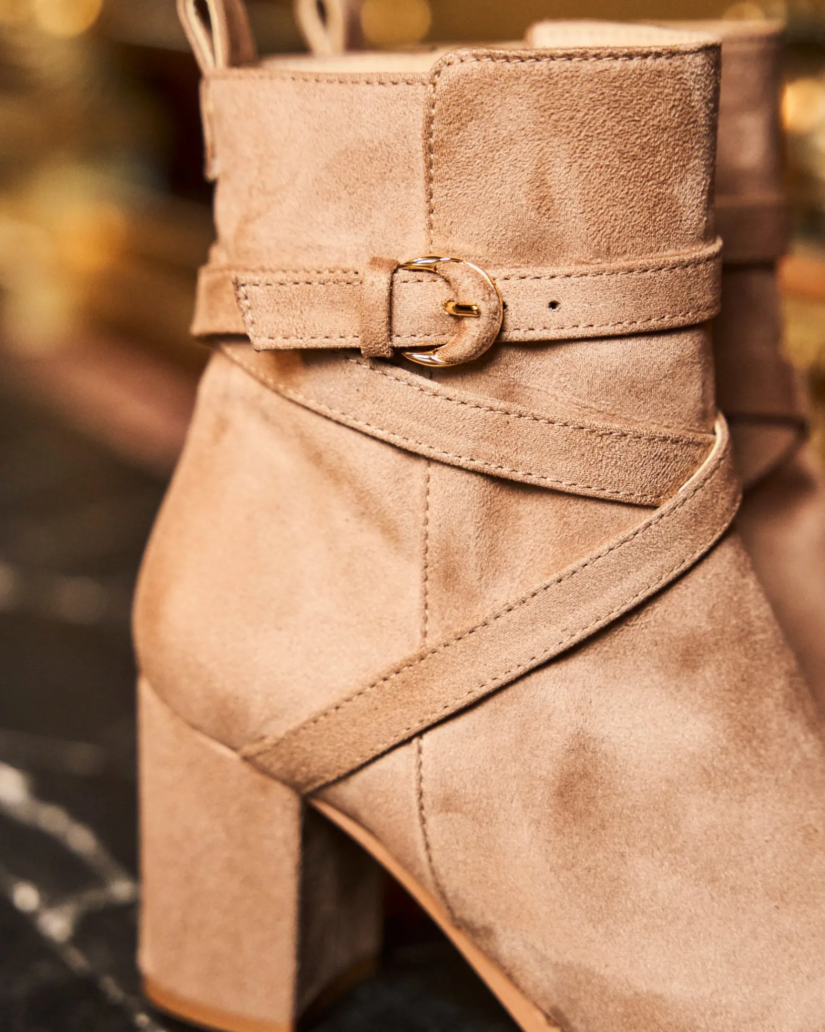 Minuit sur Terre Heeled Boots<Intrigue Sable
