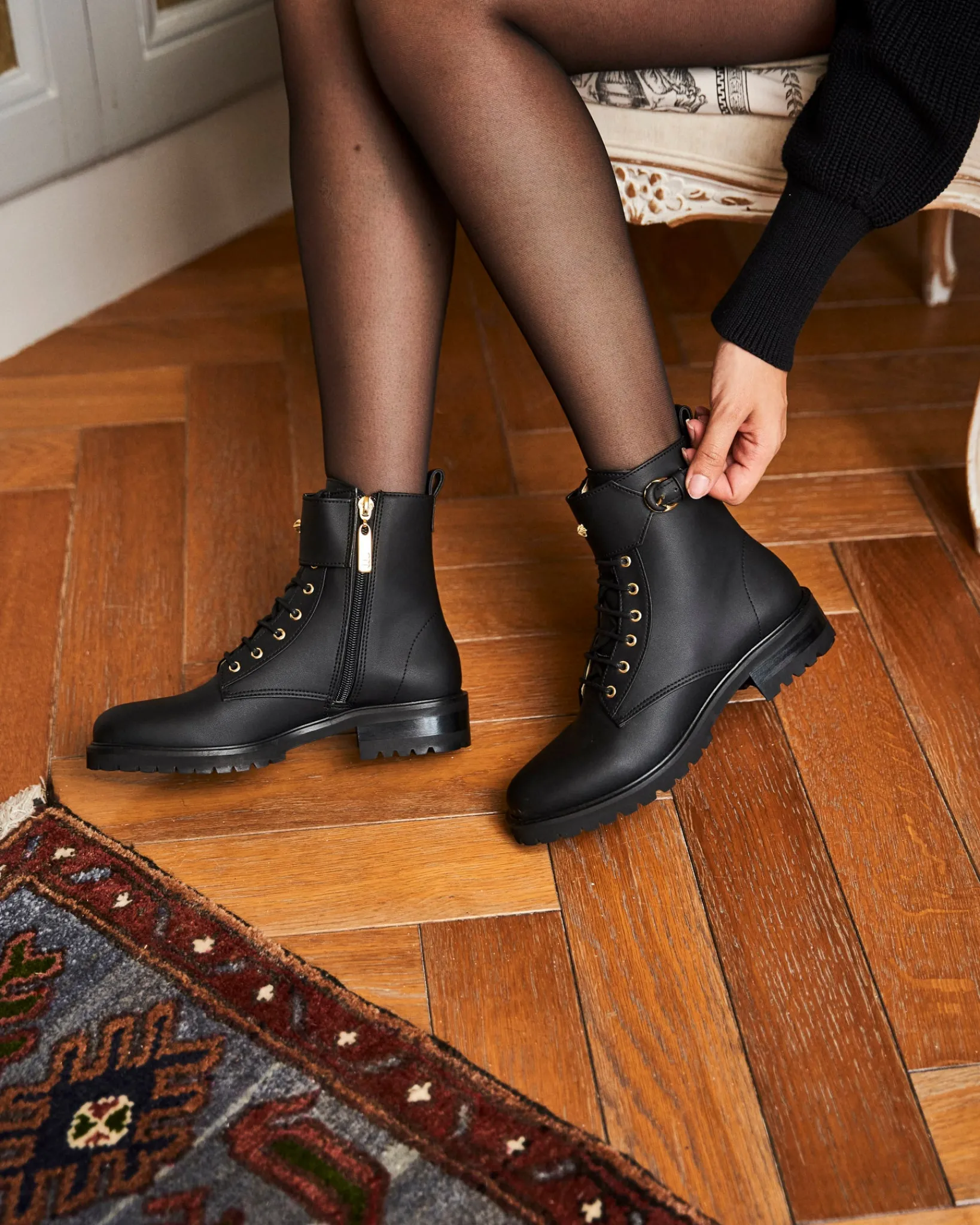 Minuit sur Terre Low Boots<Jupiter Noir