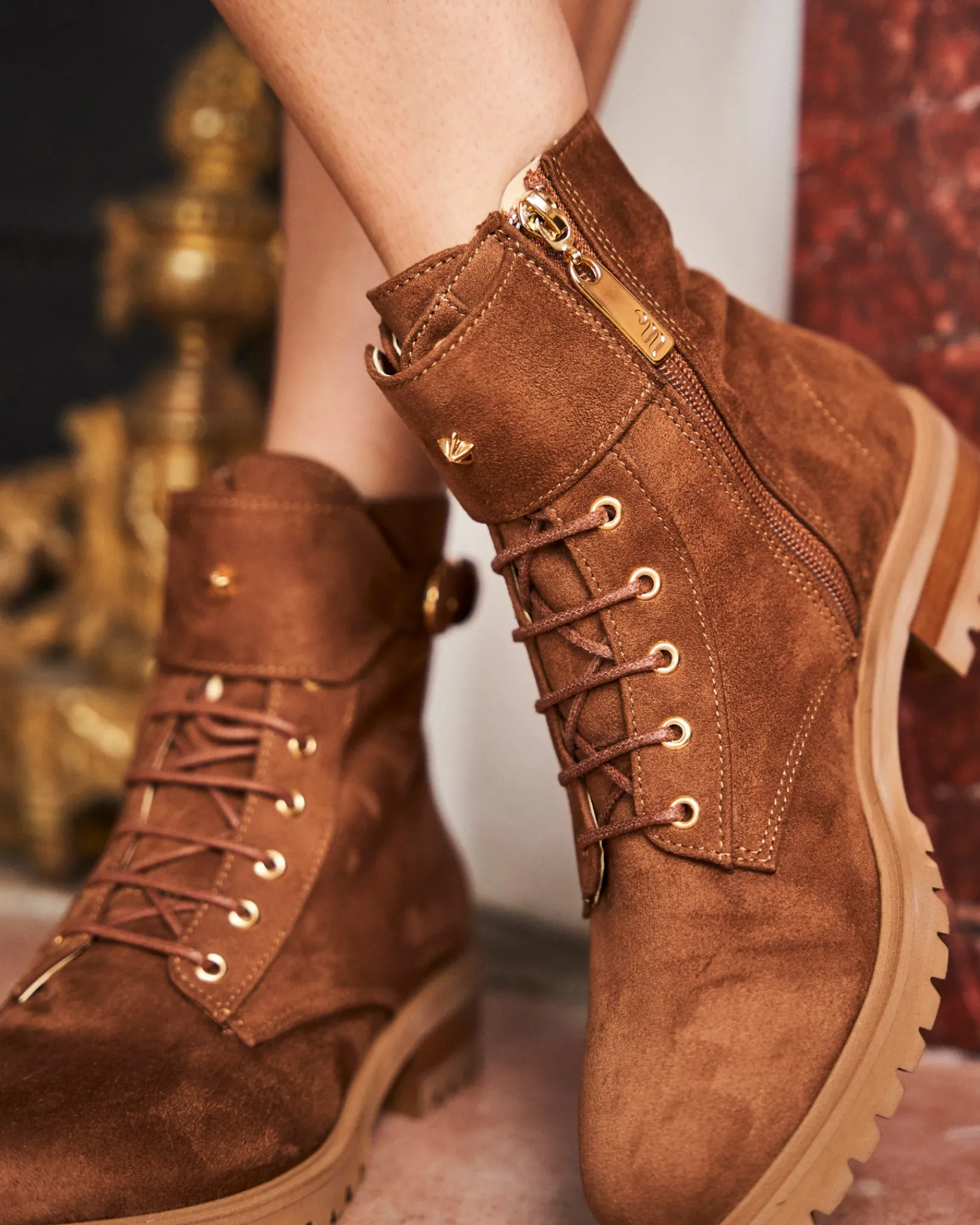 Minuit sur Terre Low Boots<Jupiter Noisette