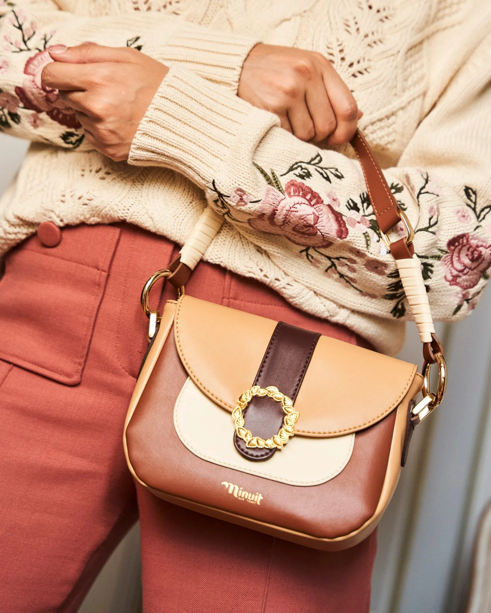 Minuit sur Terre Bags<Mira Cappuccino