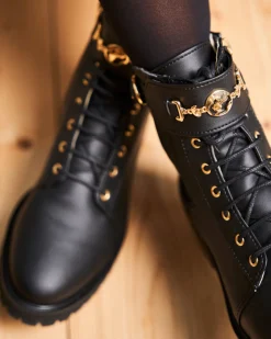 Minuit sur Terre Low Boots<Newcastle Noir