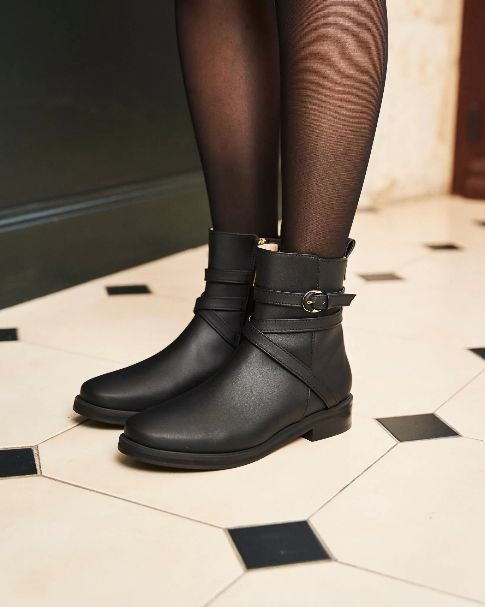 Minuit sur Terre Low Boots<Ombre Noir