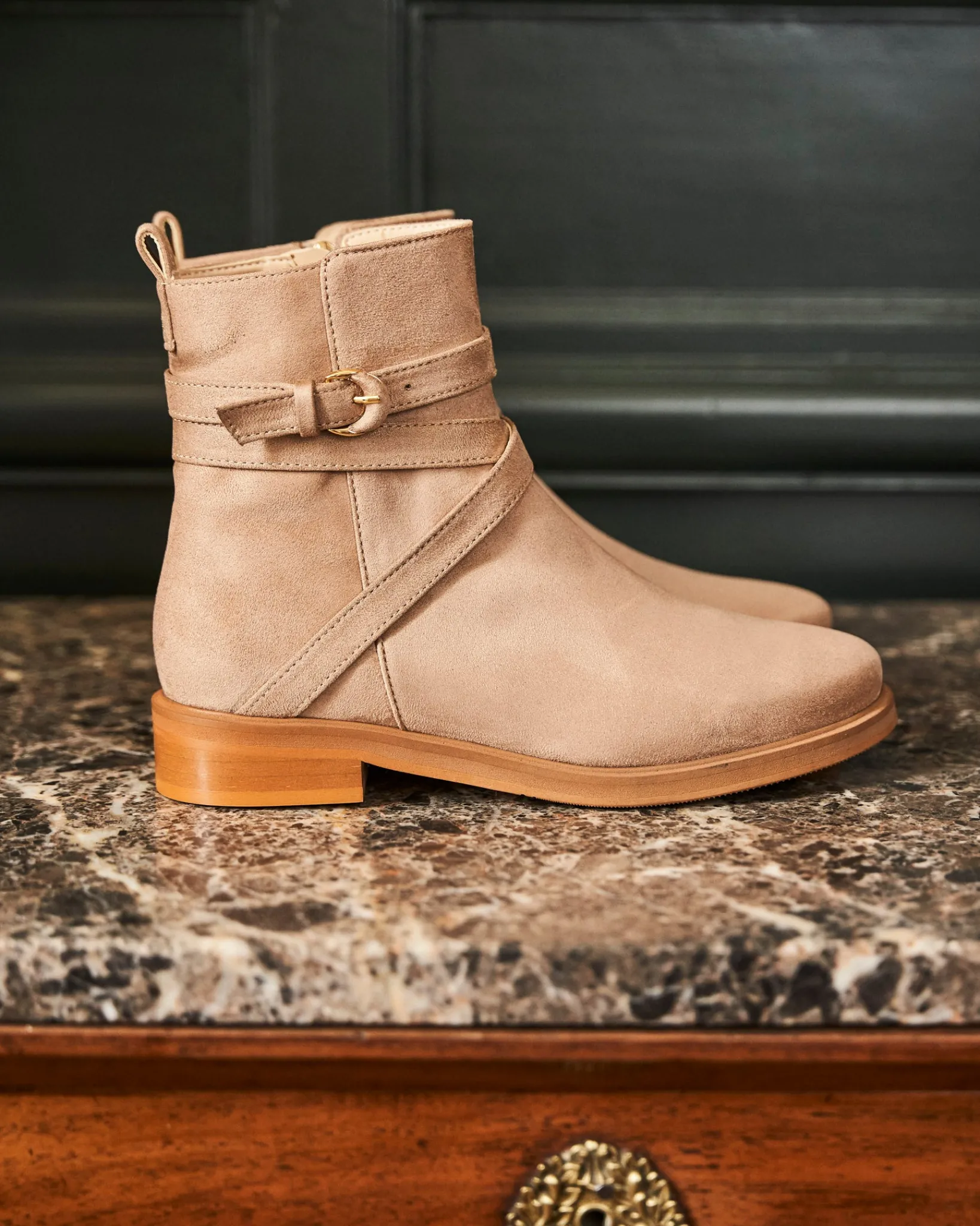 Minuit sur Terre Low Boots<Ombre Sable