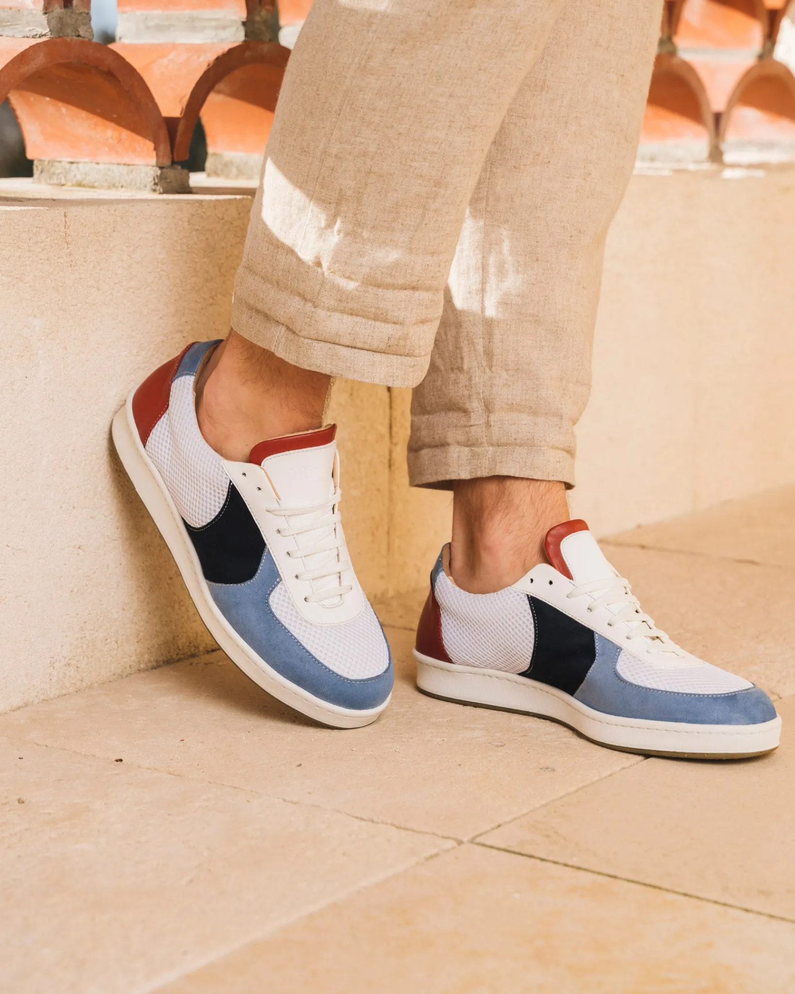 Minuit sur Terre Shoes<Orient Bleu Brique