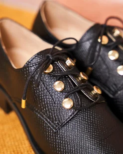 Minuit sur Terre Loafers & Derbies<Piccadilly Noir Python