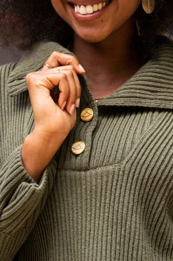 Minuit sur Terre Sweaters & Vests<Shetland Kaki