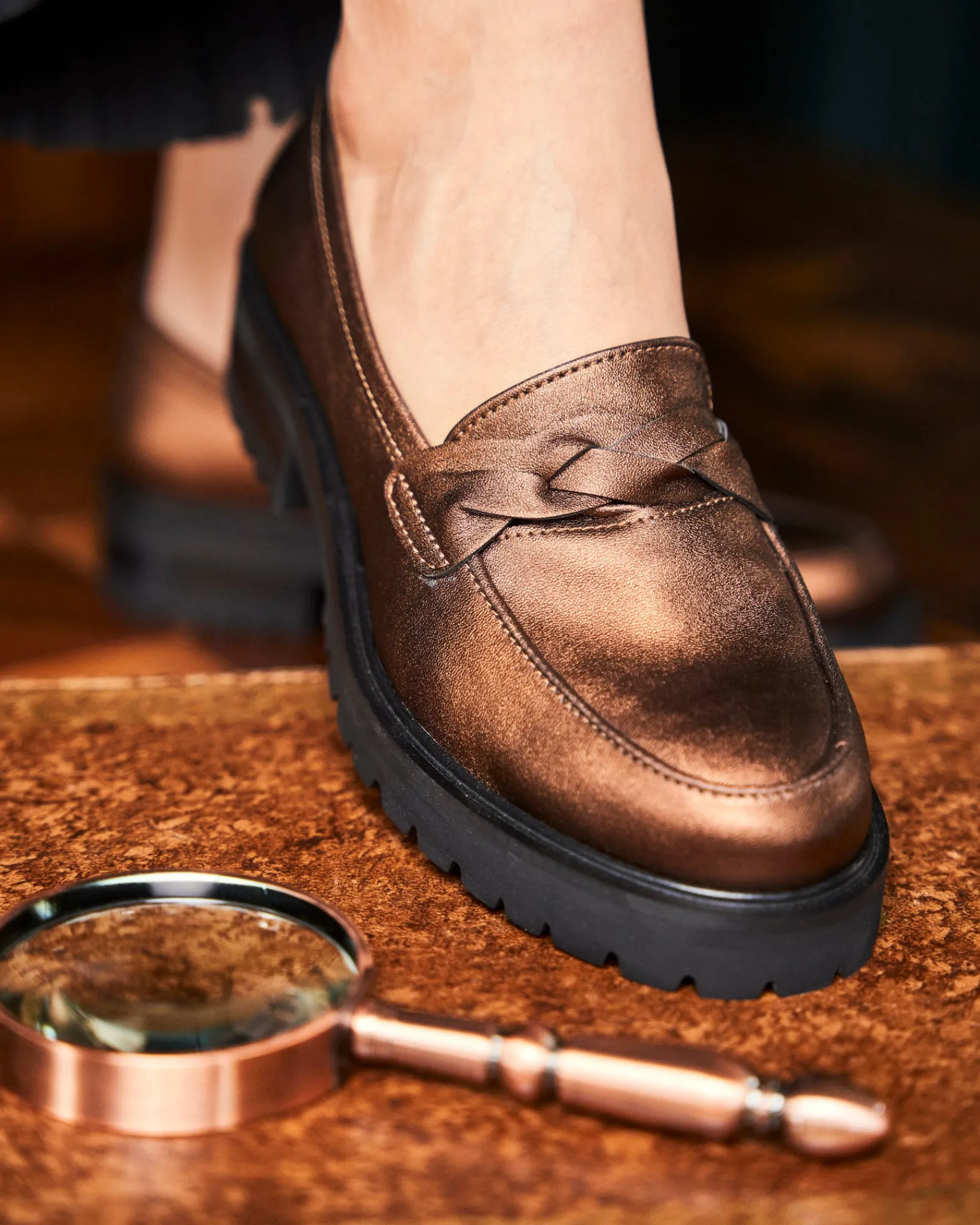 Minuit sur Terre Loafers & Derbies<Sortilège Bronze