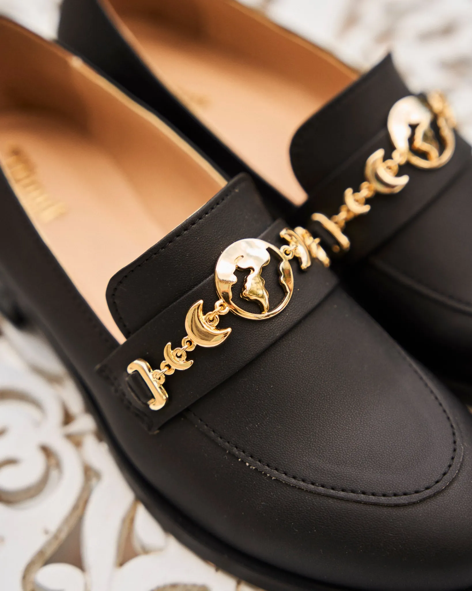 Minuit sur Terre Loafers & Derbies<Symbole Noir