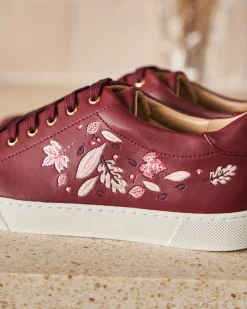 Minuit sur Terre Sneakers<Vent d'Automne Bordeaux