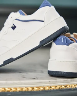 Minuit sur Terre Sneakers<Vestige Blanc Denim