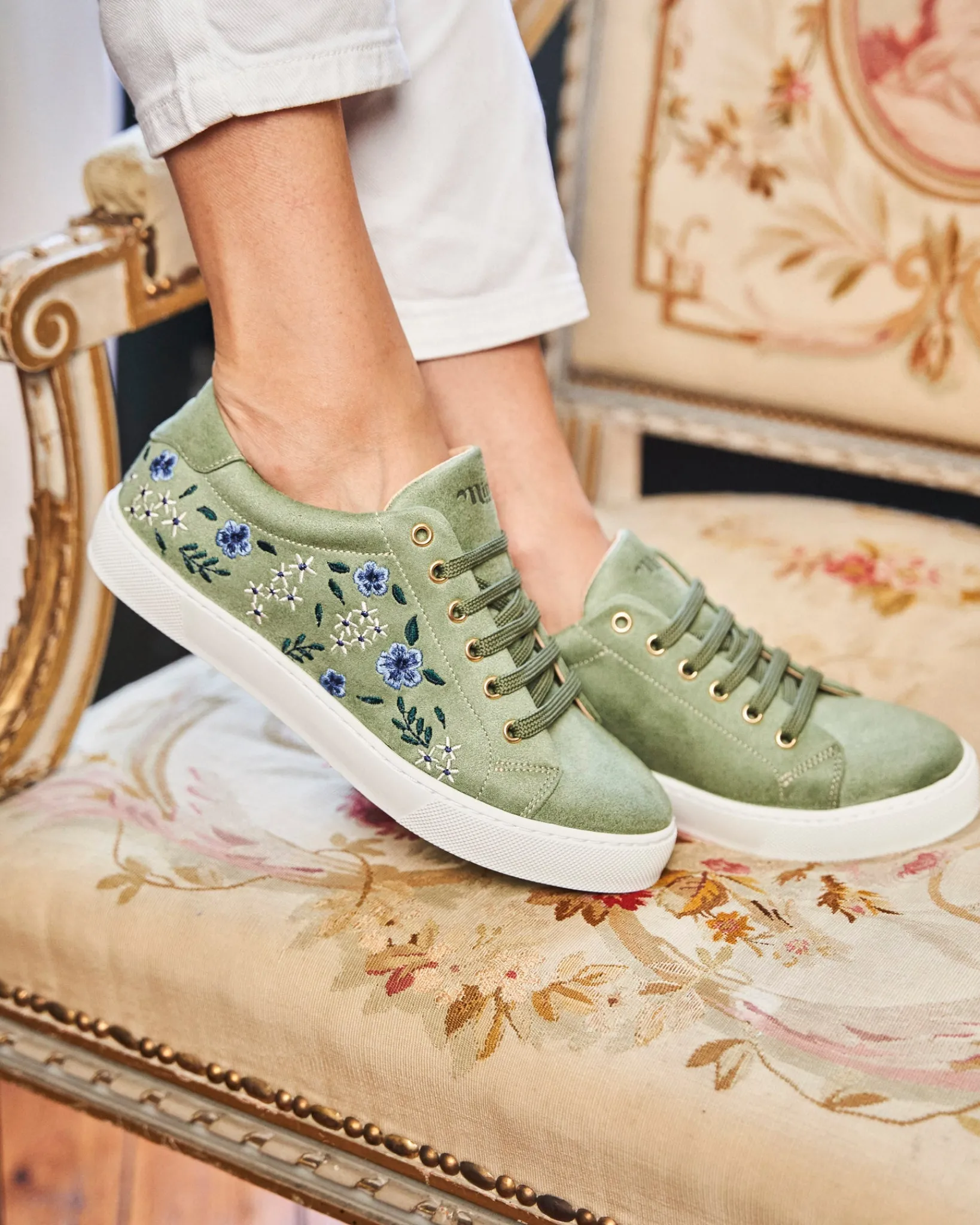 Minuit sur Terre Sneakers<Virevolte Champêtre Sauge