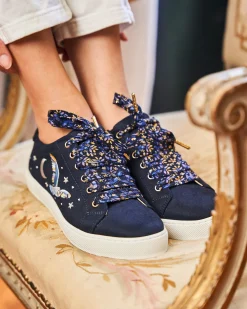 Minuit sur Terre Sneakers<Virevolte Edwige Bleu