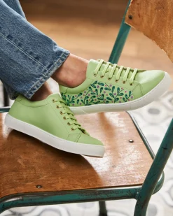 Minuit sur Terre Sneakers<Virevolte Feuillage Vert