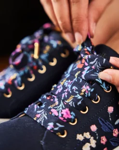 Minuit sur Terre Sneakers<Virevolte Fleurs de Minuit