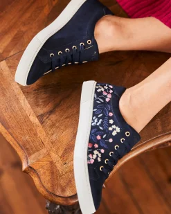 Minuit sur Terre Sneakers<Virevolte Fleurs de Minuit