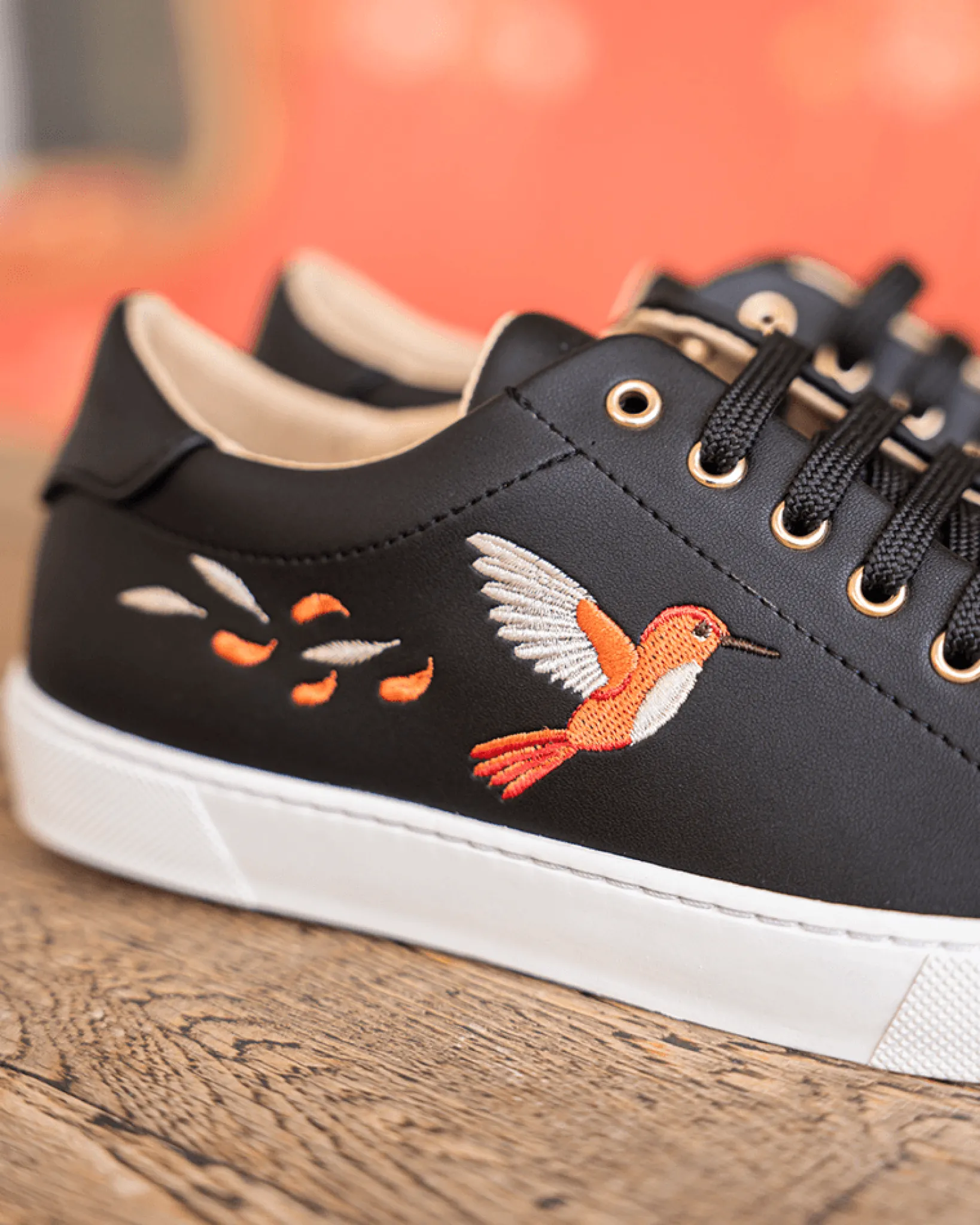 Minuit sur Terre Sneakers<Virevolte Noir Colibri