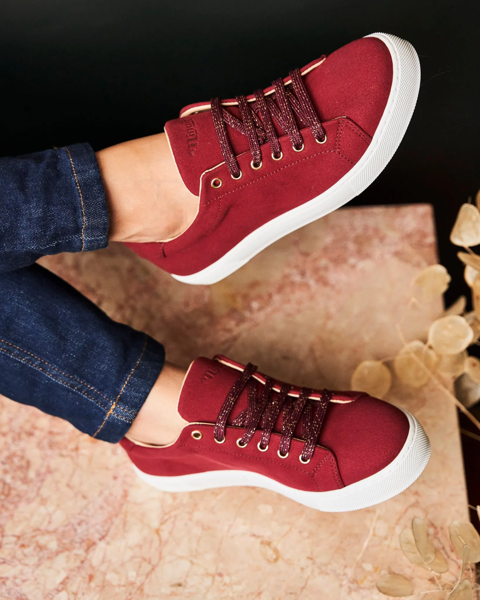 Minuit sur Terre Sneakers<Virevolte Rubis