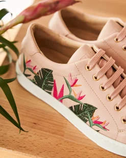 Minuit sur Terre Sneakers<Virevolte Tropical Rose