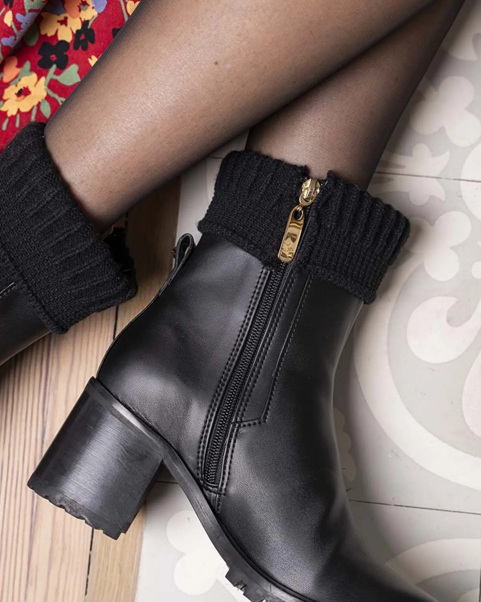 Minuit sur Terre Heeled Boots<Zodiaque Noir